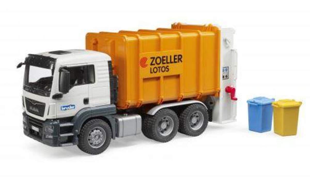 BRUDER® 3762 MAN TGS Müll-LKW Hecklader orange
