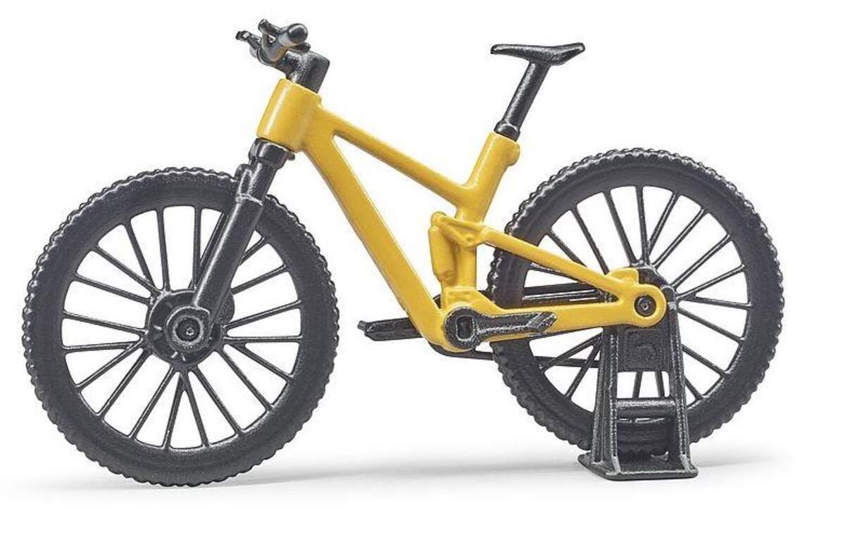 BRUDER® 63111 bworld Mountainbike mit Radfahrerin