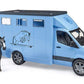 BRUDER® MB Sprinter Tiertransporter mit 1 Pferd