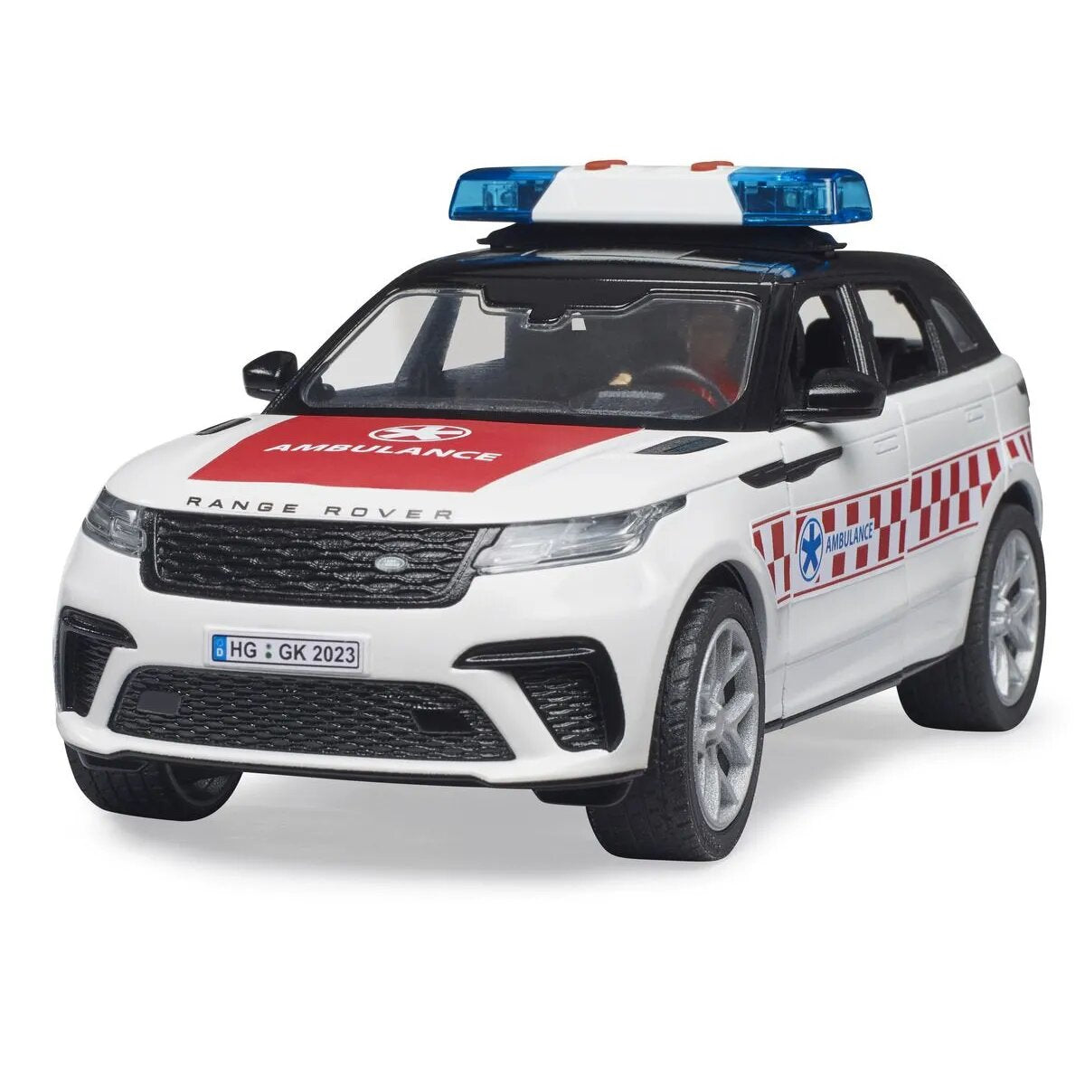 BRUDER® Range Rover Velar Notarztfahrzeug mit Fahrer
