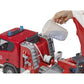 BRUDER® 03591 Scania Super 560R Feuerwehr mit Drehleiter, Wasserpumpe, L+S Modul