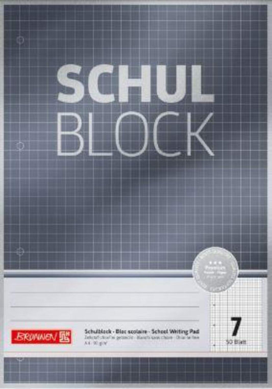 BRUNNEN Schulblock Premium A4 Lin 7