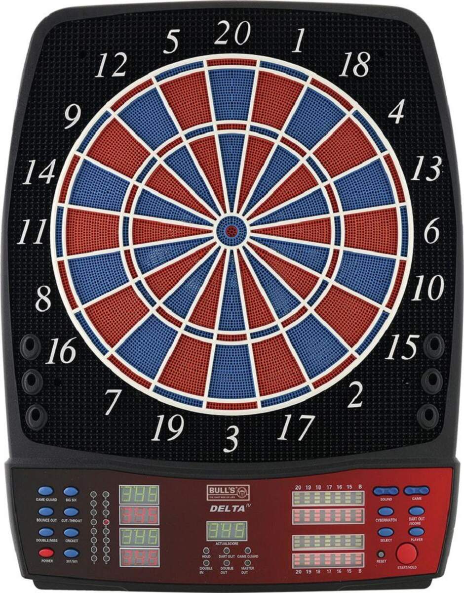 BULL'S Darts Delta IV RB Sound Elektronik Dartboard