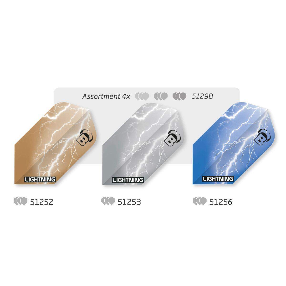 BULL'S Darts Lightning Sortiment 252/253/255 Slim