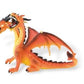 Bullyland 75598 Drache zweiköpfig, orange