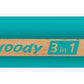 Buntstift, Wasserfarbe & Wachsmalkreide - STABILO woody 3 in 1 - Einzelstift - türkis