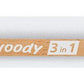 Buntstift, Wasserfarbe & Wachsmalkreide - STABILO woody 3 in 1 - Einzelstift - weiß