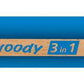Buntstift, Wasserfarbe & Wachsmalkreide - STABILO woody 3 in 1 - Einzelstift - mittelblau