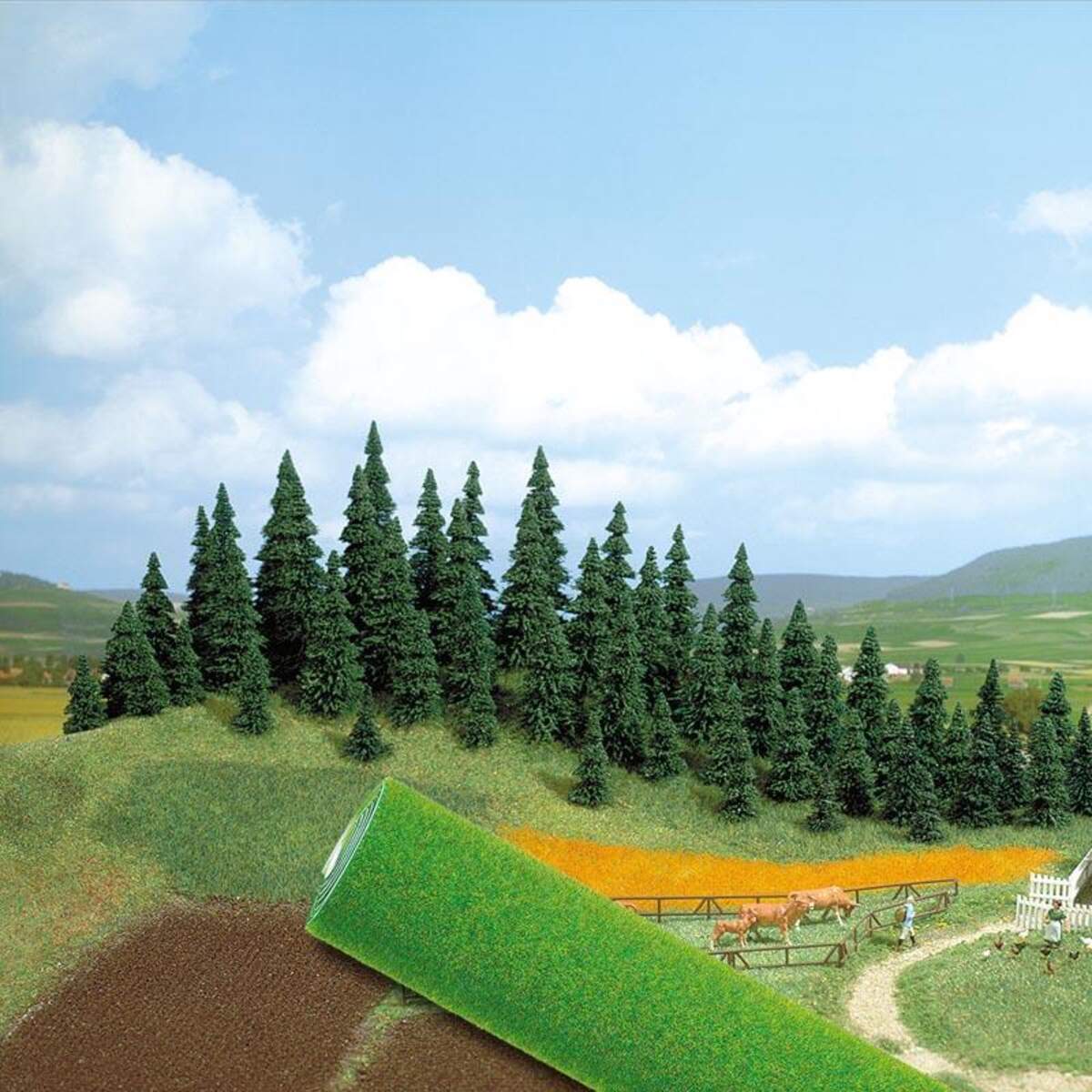 Busch 7220 Gel.Teppich dunkelgrün