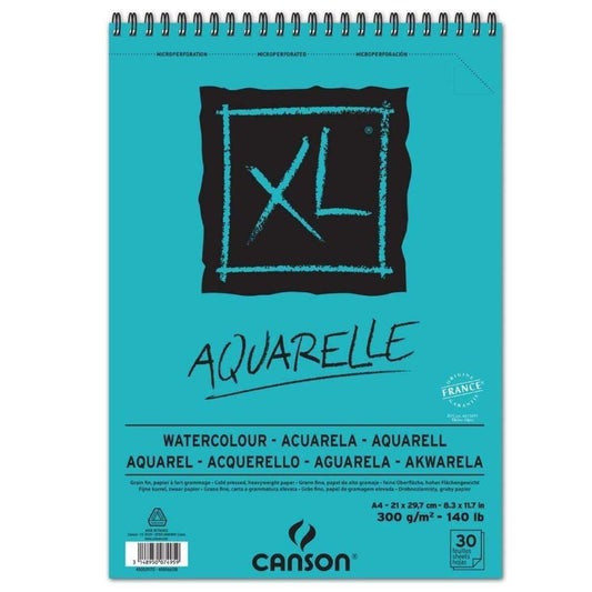 Canson Skizzen- und Studienblock XL Aquarelle, DIN A4