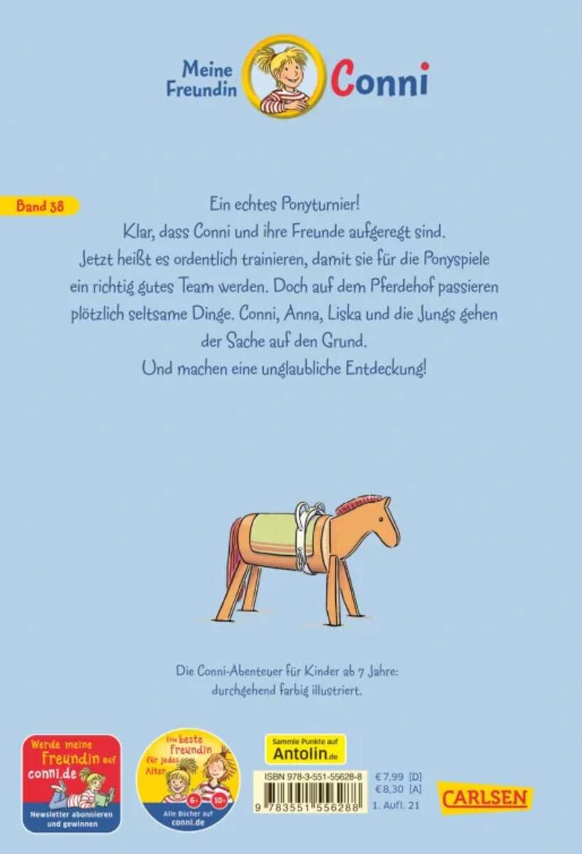 Carlsen Verlag Conni Erzählbände 38: Conni und die Ponyspiele