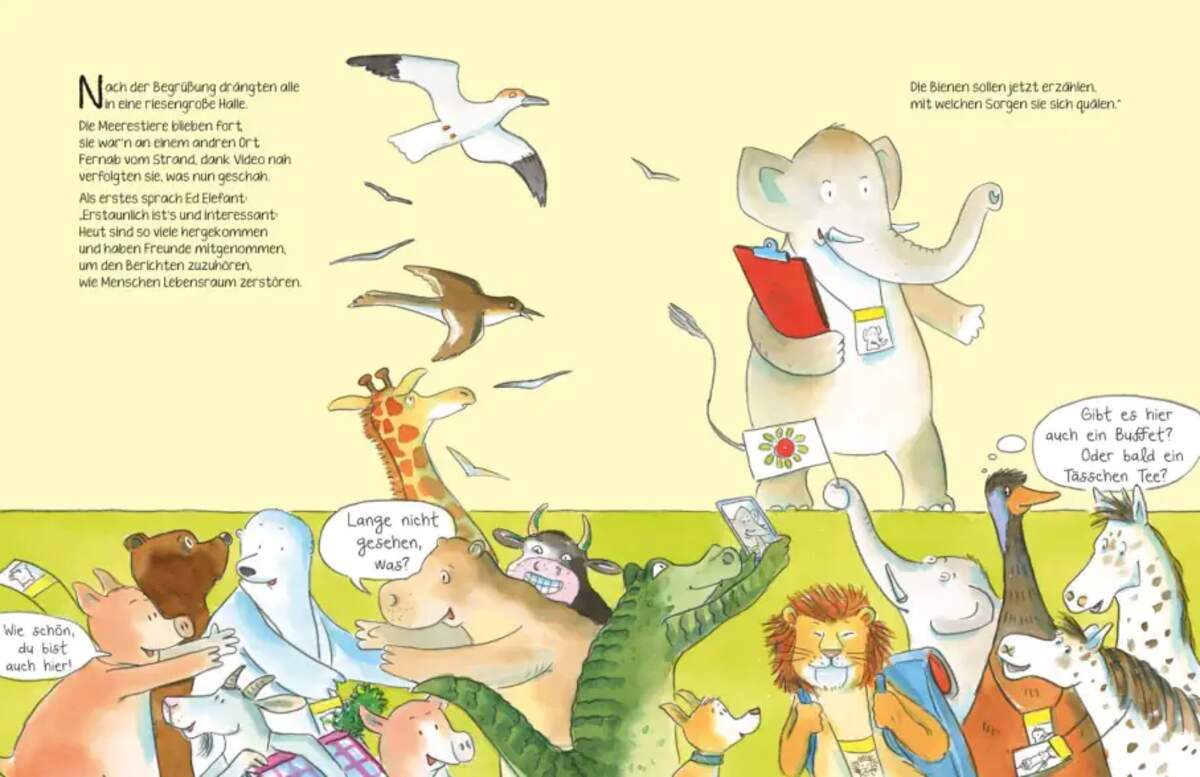 Carlsen Verlag Die Umweltkonferenz der Tiere von Anita van Saan, Dorothea Tust