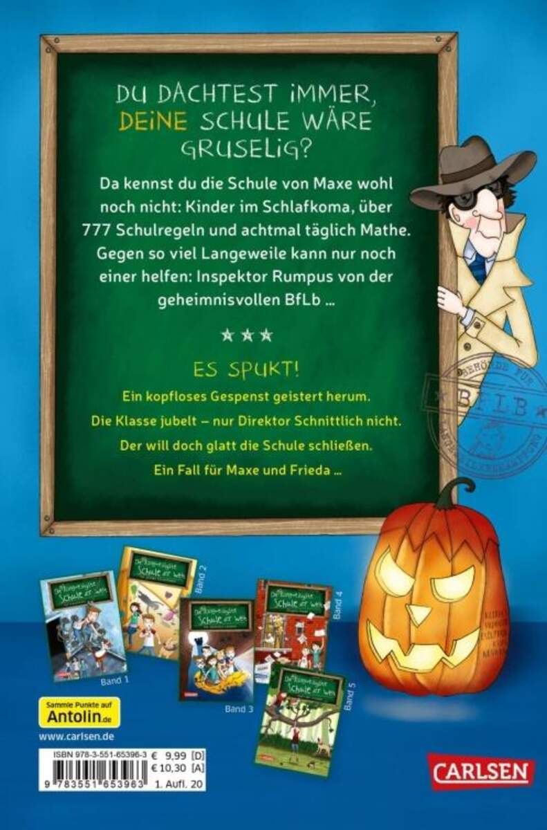 Carlsen Verlag Die unlangweiligste Schule der Welt 6: Geisterstunde