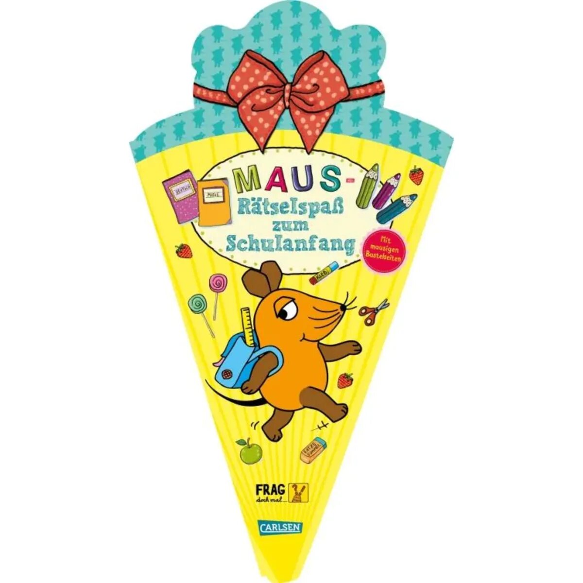 Carlsen Verlag Frag doch mal ... die Maus: Maus-Rätselspaß zum Schulanfang