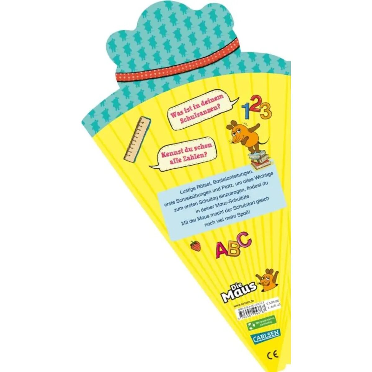 Carlsen Verlag Frag doch mal ... die Maus: Maus-Rätselspaß zum Schulanfang