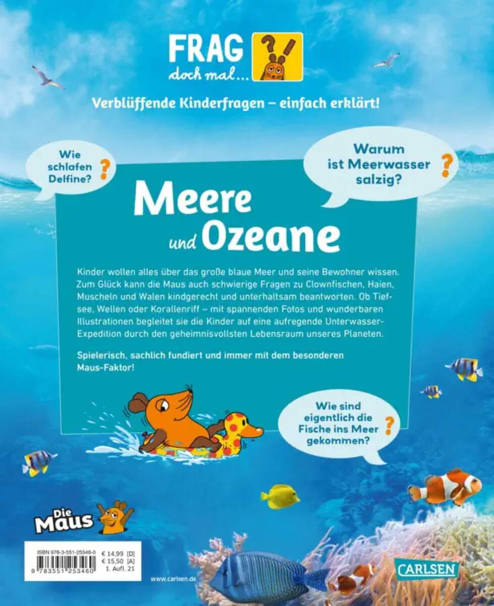 Carlsen Verlag Frag doch mal ... die Maus: Meere und Ozeane