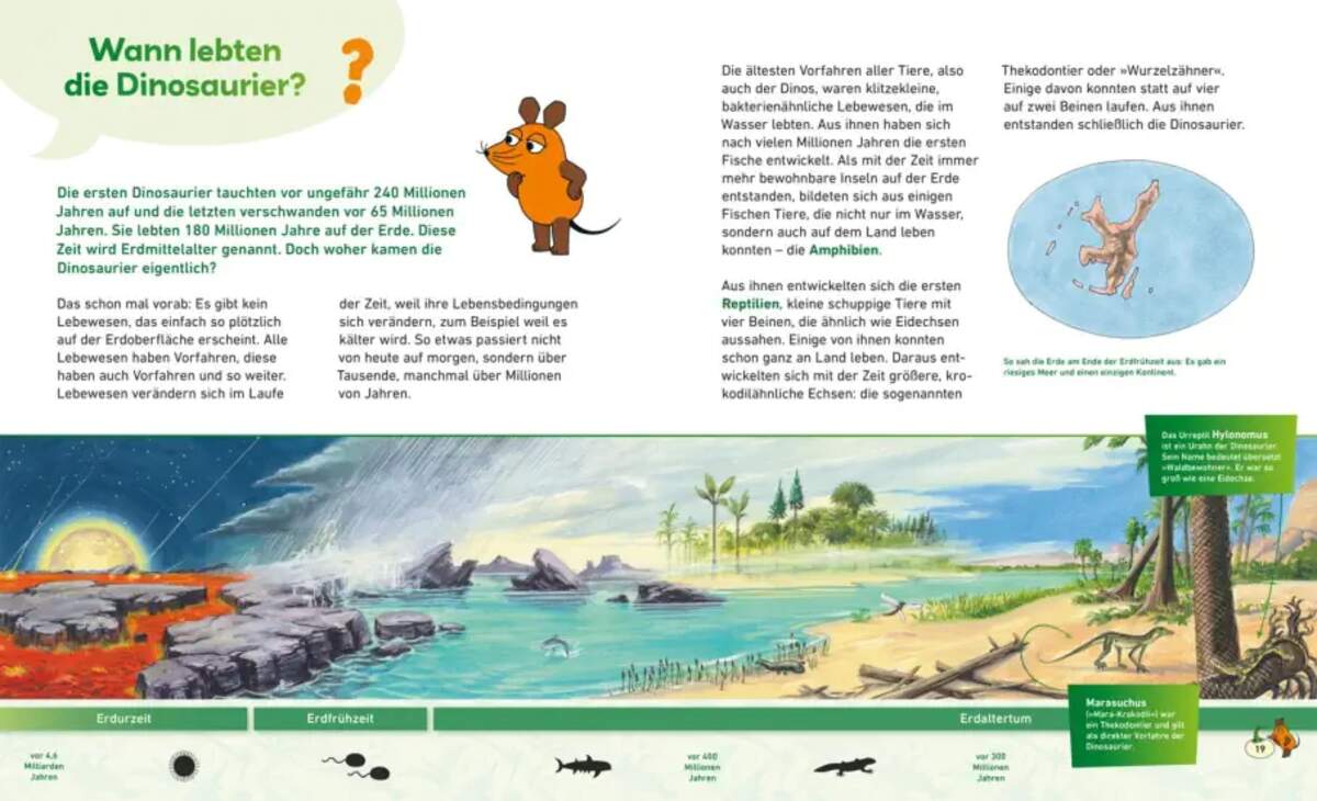 Carlsen Verlag Frag doch mal ... die Maus: Dinosaurier von Heike Tober, Johann Brandstetter