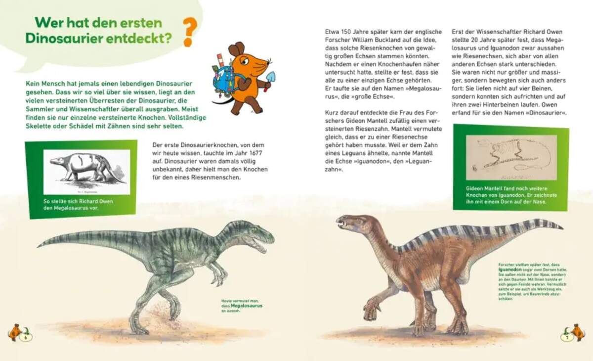 Carlsen Verlag Frag doch mal ... die Maus: Dinosaurier von Heike Tober, Johann Brandstetter