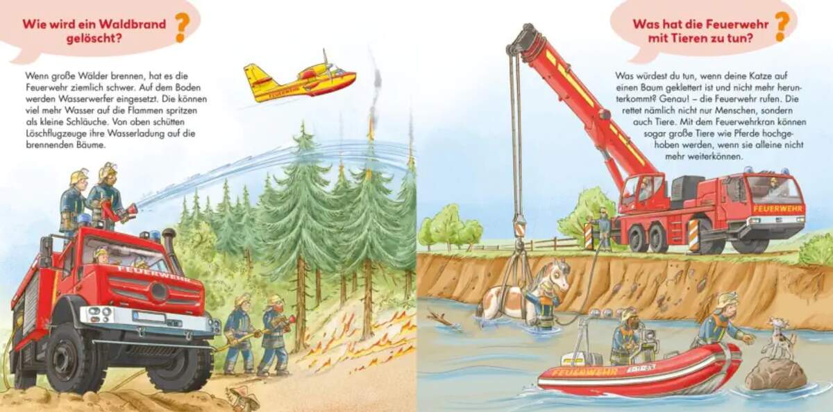 Carlsen Verlag Frag doch mal ... die Maus: Feuerwehr von Petra Klose, Patrick Fix