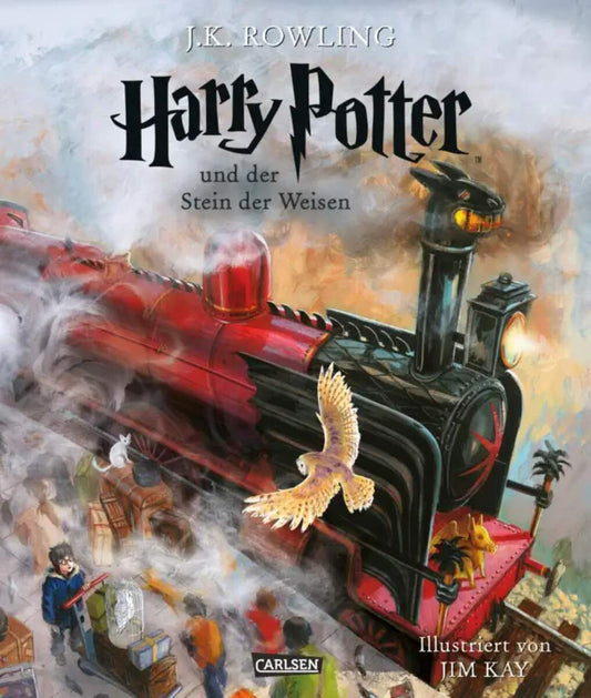 Carlsen Verlag Harry Potter und der Stein der Weisen (farbig illustrierte Schmuckausgabe)