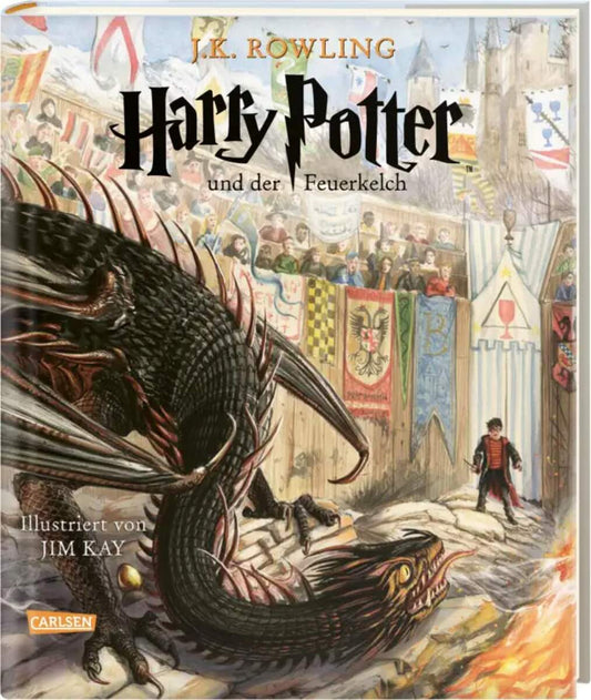 Carlsen Verlag Harry Potter und der Feuerkelch (farbig illustrierte Schmuckausgabe)