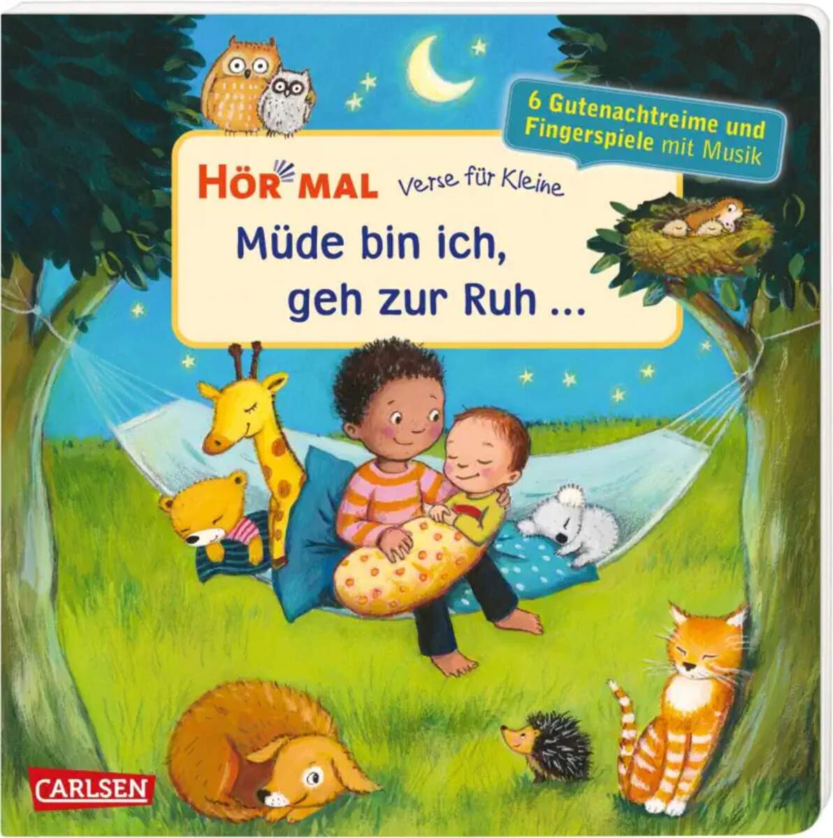 Carlsen Verlag Hör mal (Soundbuch): Verse für Kleine: Müde bin ich, geh zur Ruh ...