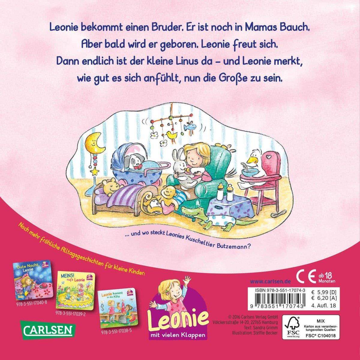 Carlsen Verlag Leonie bekommt ein Geschwisterchen
