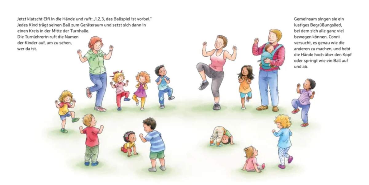 Carlsen Verlag LESEMAUS 114: Conni geht zum Kinderturnen von Liane Schneider, Janina Görrissen