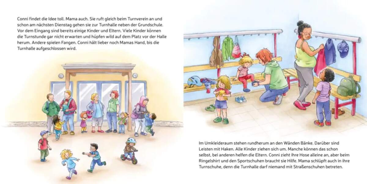 Carlsen Verlag LESEMAUS 114: Conni geht zum Kinderturnen von Liane Schneider, Janina Görrissen