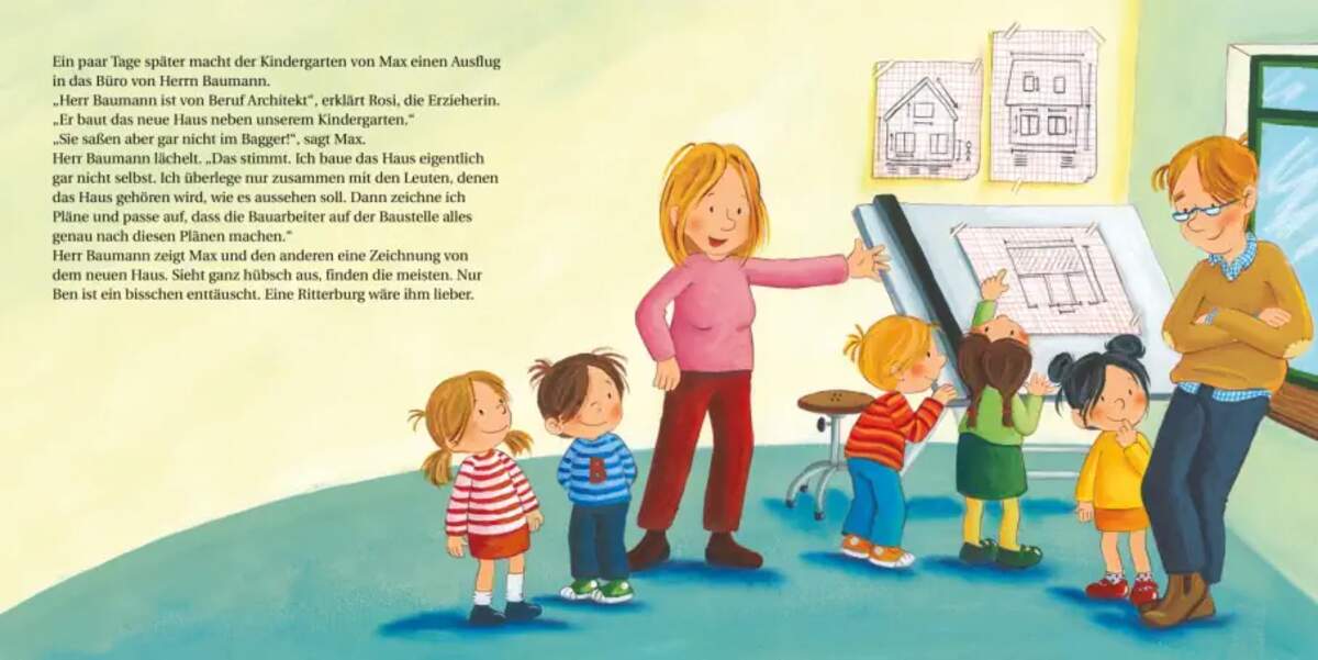 Carlsen Verlag LESEMAUS 12: Max auf der Baustelle von Christian Tielmann, Sabine Kraushaar