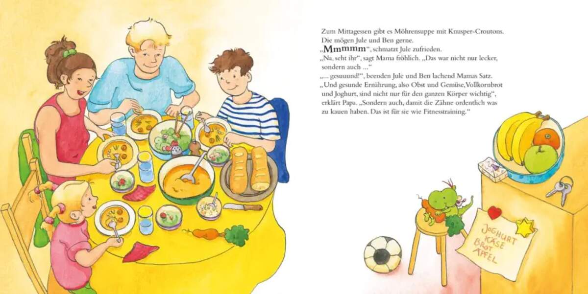 Carlsen Verlag LESEMAUS 138: Jule putzt sich die Zähne – und Mama hilft mit