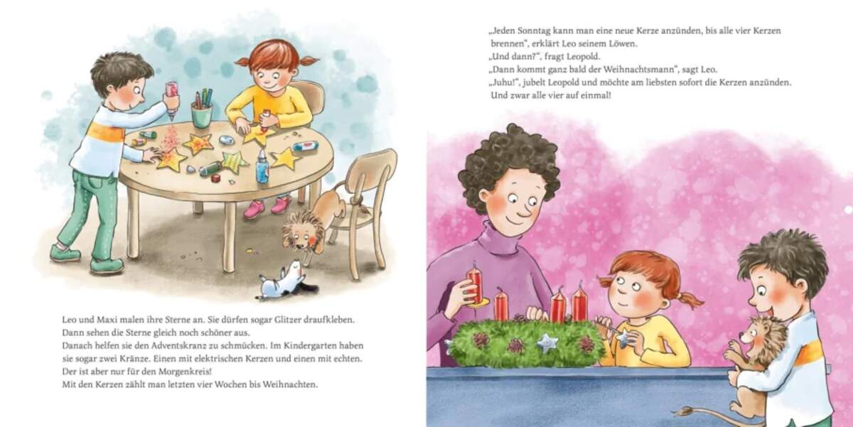 Carlsen Verlag LESEMAUS 163: Leo und Leopold – Weihnachten im Kindergarten