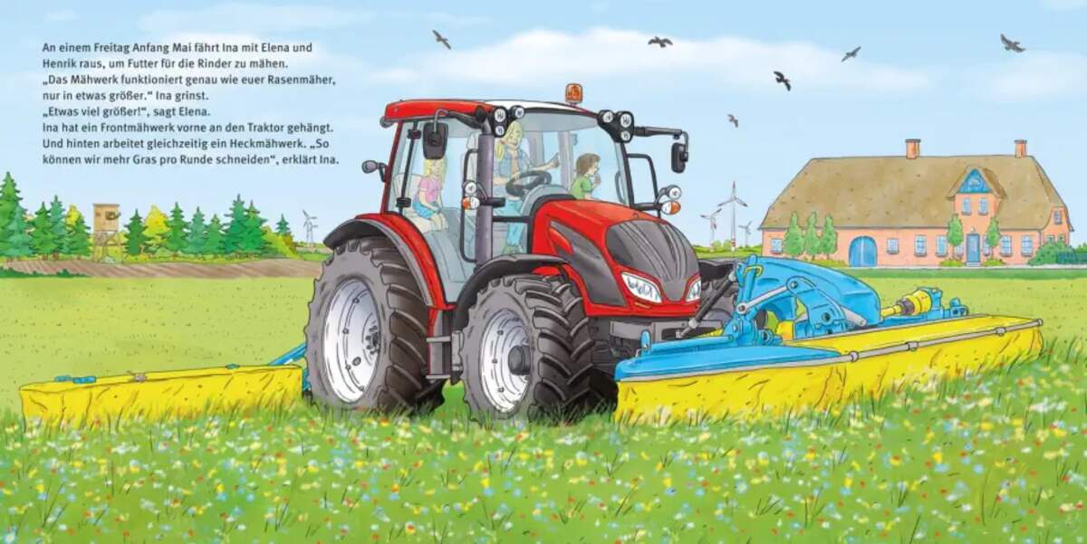 Carlsen Verlag LESEMAUS 187: Die Fahrzeuge auf dem Bauernhof