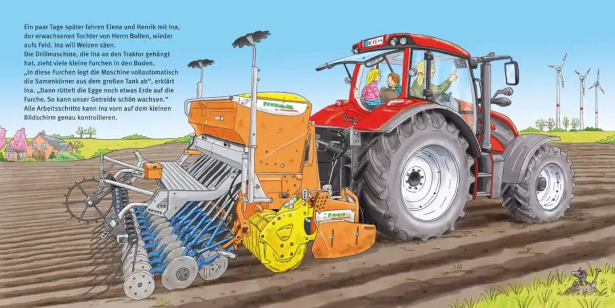 Carlsen Verlag LESEMAUS 187: Die Fahrzeuge auf dem Bauernhof