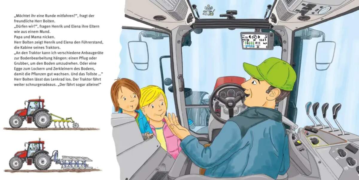 Carlsen Verlag LESEMAUS 187: Die Fahrzeuge auf dem Bauernhof