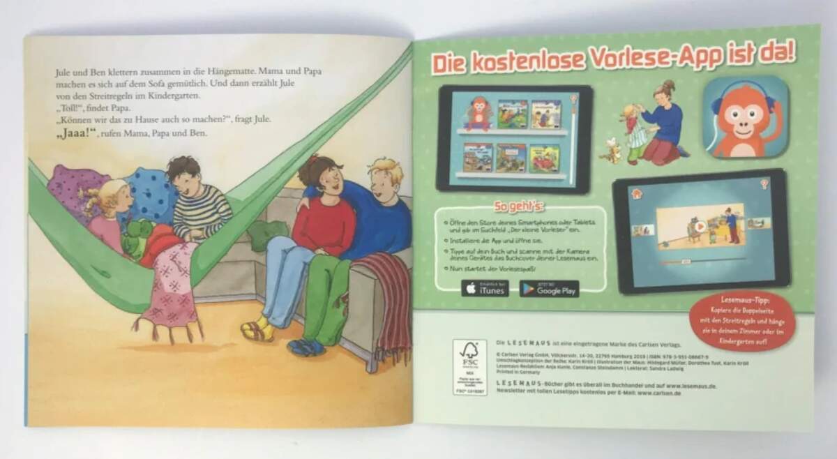 Carlsen Verlag LESEMAUS 47: Jule streitet und versöhnt sich wieder