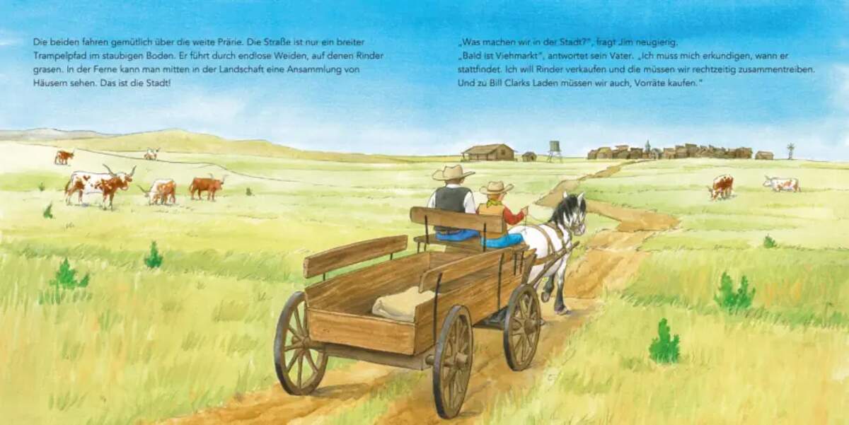 Carlsen Verlag LESEMAUS 91: Ein Tag bei den Cowboys