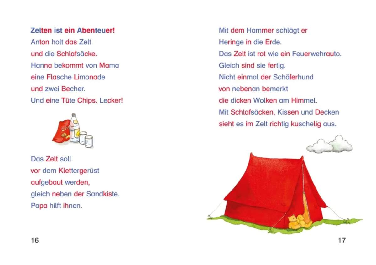 Carlsen Verlag LESEMAUS Sammelbände: Die besten Ferien-Silben-Geschichten