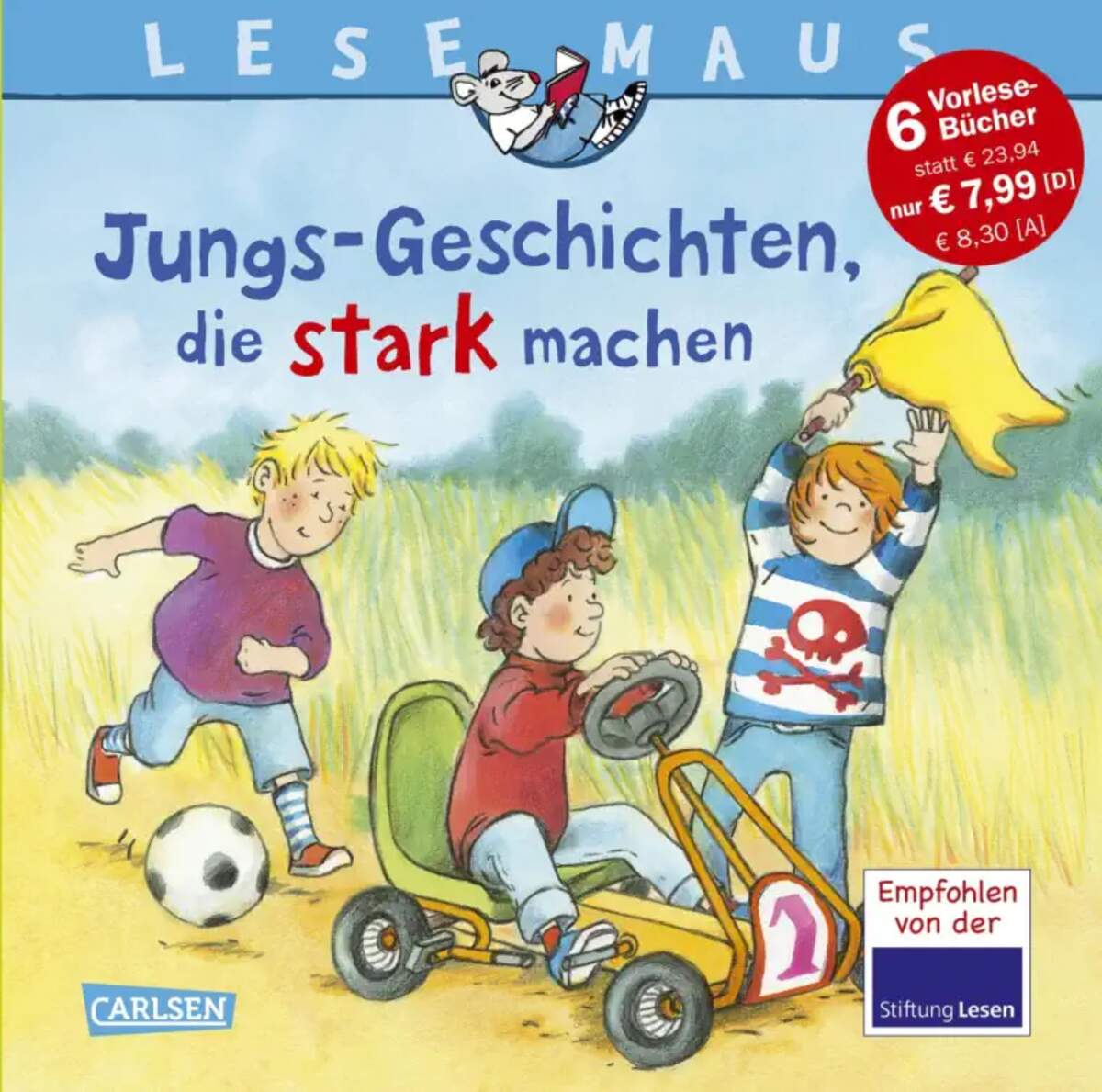 Carlsen Verlag LESEMAUS Sonderbände: Jungs-Geschichten, die stark machen
