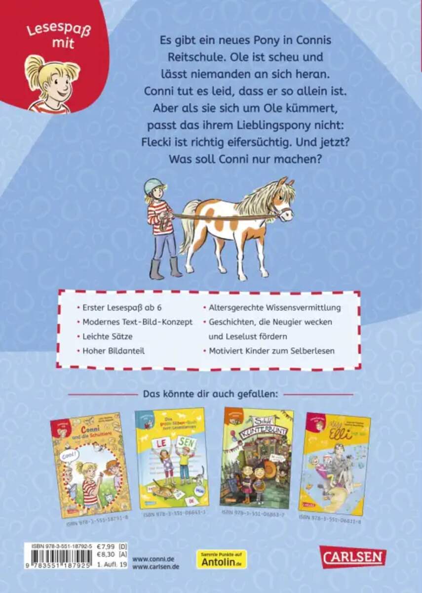 Carlsen Verlag Lesespaß mit Conni: Conni und das wilde Pony (Zum Lesenlernen)