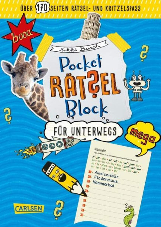 Carlsen Verlag Pocket-Rätsel-Block: Rätsel für unterwegs