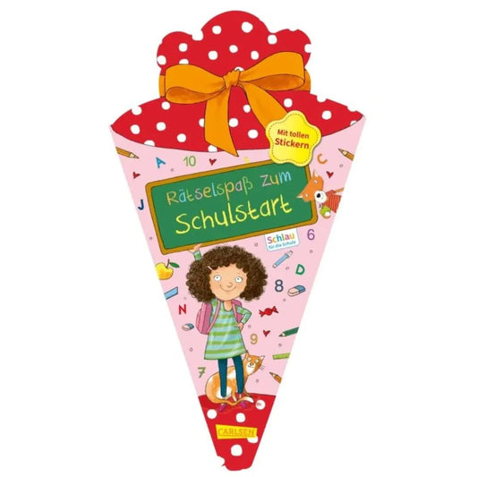 Carlsen Verlag Schlau für die Schule: Rätselspaß zum Schulstart mit Stickern (Schultüte 2023 rosa)