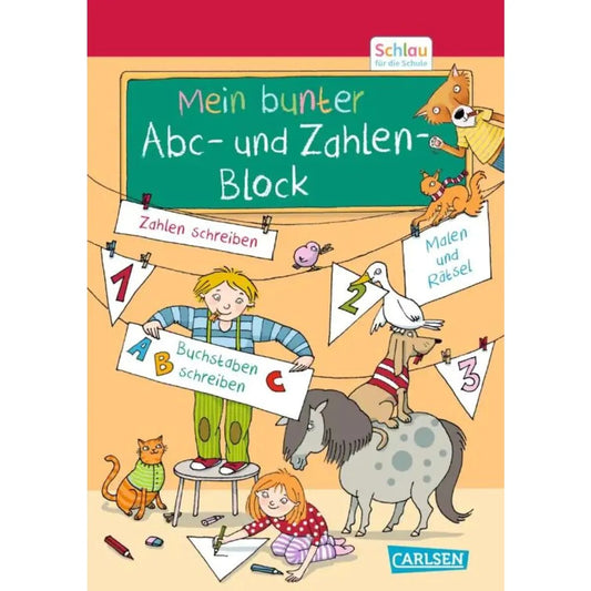 Carlsen Verlag Schlau für die Schule: Mein bunter ABC- und Zahlen-Block