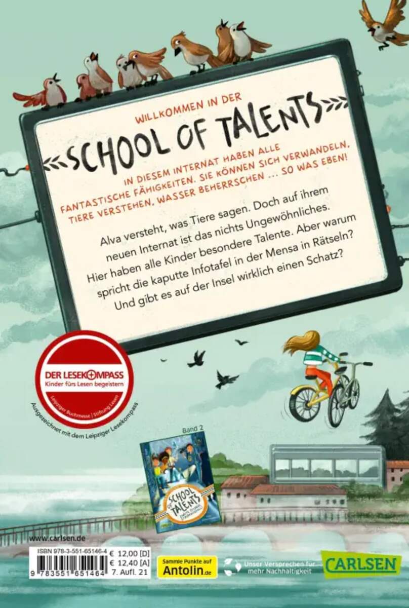 Carlsen Verlag School of Talents 1: Erste Stunde: Tierisch laut!