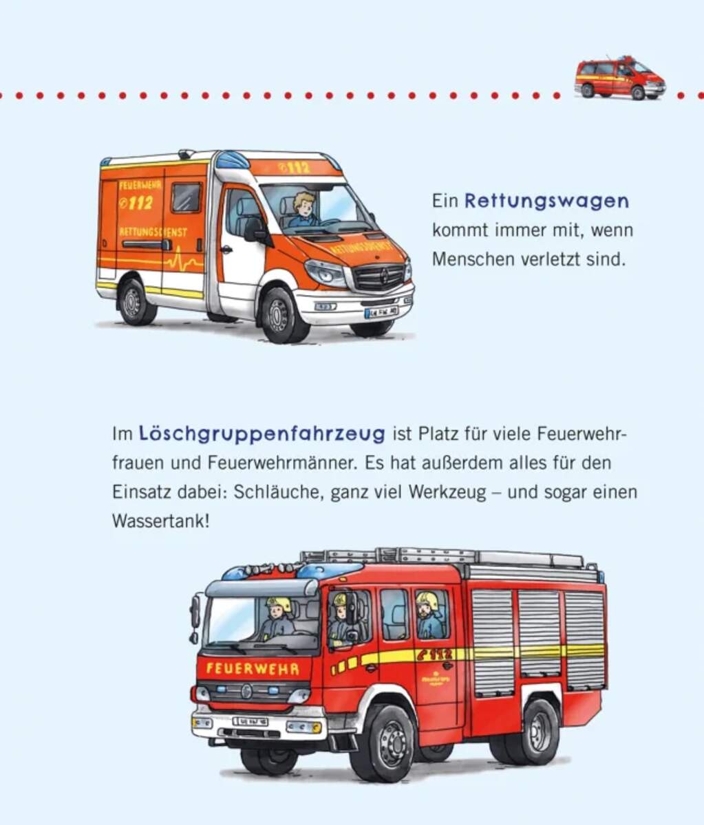 Carlsen Verlag Unkaputtbar: Erstes Wissen: Bei der Feuerwehr
