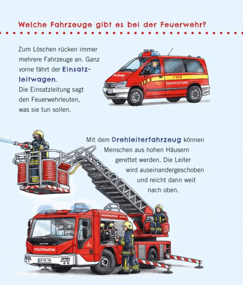 Carlsen Verlag Unkaputtbar: Erstes Wissen: Bei der Feuerwehr