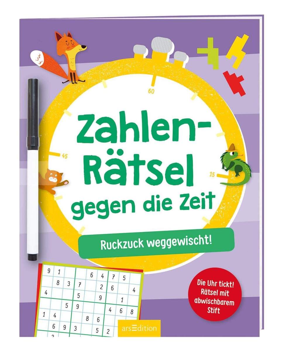 Carlsen Verlag Zahlen Rätsel gegen die Zeit
