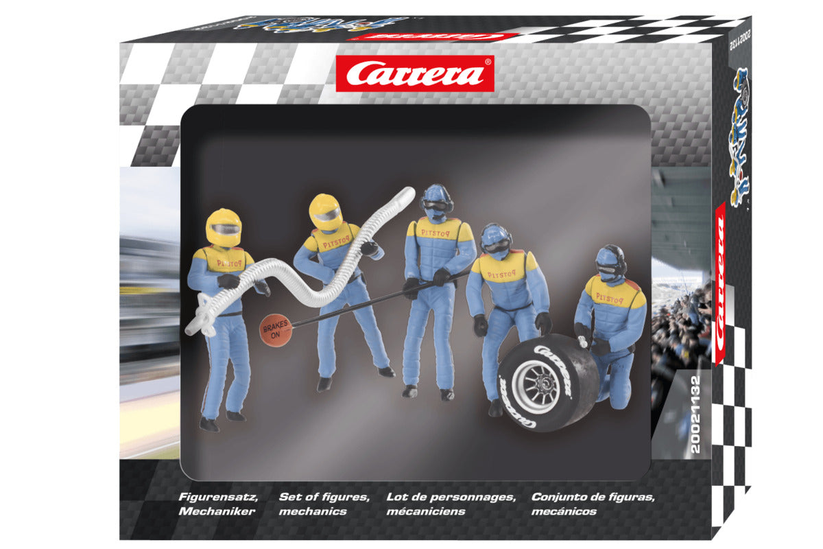 Carrera Digital 124, Digital 132 und EVOLUTION Figurensatz Mechaniker, blau