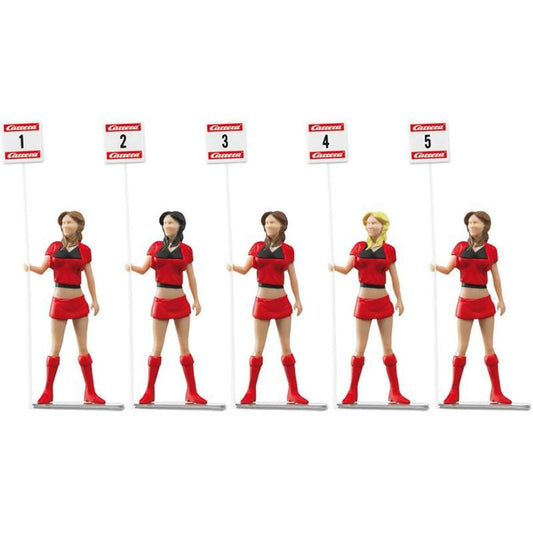 Carrera Grid Ladies, 5 Stück 1:32