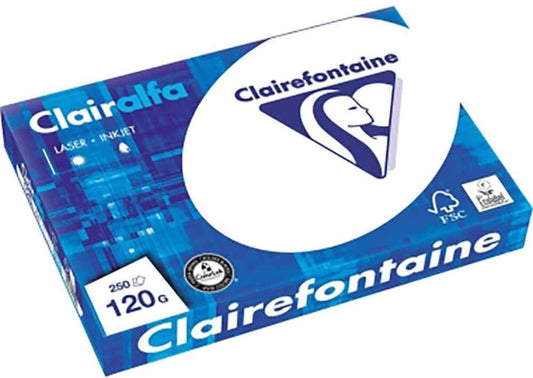 Clairefontaine Kopierpapier Clairalfa/1952C DIN A4 weiß 120 g/qm Inh.250